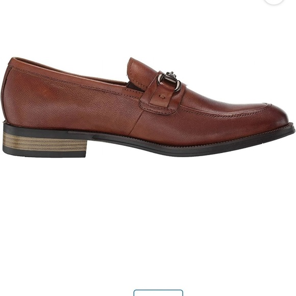 Kenneth Cole Broke Loafers brown leather men’s shoes Sz 11 - Picture 3 of 14